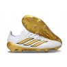 Crampons de Football adidas Predator 26 Elite FG Blanc Or