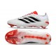 Crampons de Football adidas Predator 26 Elite FG Blanc Noir Rouge