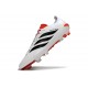 Crampons de Football adidas Predator 26 Elite FG Blanc Noir Rouge