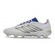 Chaussure de Foot adidas Predator Elite L FG Blanc Bleu