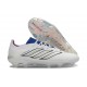 Chaussure de Foot adidas Predator Elite L FG Blanc Bleu