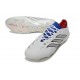 Chaussure de Foot adidas Predator Elite L FG Blanc Bleu