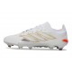 Chaussure de Foot adidas Predator Elite L FG Blanc Or