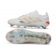 Chaussure de Foot adidas Predator Elite L FG Blanc Or