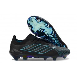 Chaussure de Foot adidas Predator Elite L FG Noir Bleu