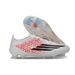 Adidas F50 Elite FG X Lamine Yamal Blanc Ftwr Noir Rouge Lucide