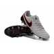 Nouveau Crampons de Football Nike Tiempo Legend VI FG Blanc Noir Orange