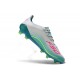 Crampons Adidas F50 Elite FG Messi Blanc Ftwr Rose Lucide Flash Aqua