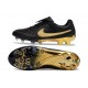 Crampons de Foot Nike Tiempo Maestro Elite FG Noir Or