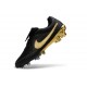 Crampons de Foot Nike Tiempo Maestro Elite FG Noir Or