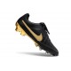 Crampons de Foot Nike Tiempo Maestro Elite FG Noir Or