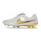 Crampons de Foot Nike Tiempo Maestro Elite FG Blanc Or