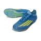 Crampons de Football Adidas F50 Elite FG X MESSI Equipe Bleu Royal Jaune Solaire Bleu Semi Eclatant