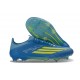 Crampons de Football Adidas F50 Elite FG X MESSI Equipe Bleu Royal Jaune Solaire Bleu Semi Eclatant