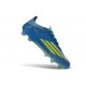 Crampons de Football Adidas F50 Elite FG X MESSI Equipe Bleu Royal Jaune Solaire Bleu Semi Eclatant