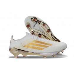 Adidas F50+ Elite FG Nouvelles Blanc Or