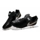 Hommes 2016 Nike Tiempo Legend VI FG Crampons Nike Noir Blanc Or