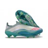 Adidas F50 + Sans Lacets FG X Messi Blanc Ftwr Rose Lucide Flash Aqua