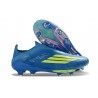 Adidas F50 + Sans Lacets FG MESSI Equipe Bleu Royal Jaune Solaire Bleu Semi Eclatant
