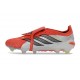adidas Predator 26 Elite Foldover Tongue FG Rouge Lucide Noir Blanc Ftwr