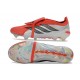 adidas Predator 26 Elite Foldover Tongue FG Rouge Lucide Noir Blanc Ftwr