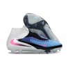 Chaussure Nike Phantom 6 Elite FG Bleu Rapide Rose Explosif Blanc