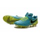 Nouveau Crampons de Football Nike Tiempo Legend VI FG Bleu Noir Volt