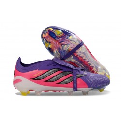 adidas Predator 26 Elite Foldover Tongue FG Violet Rose