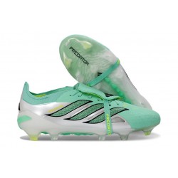 adidas Predator 26 Elite Foldover Tongue FG Vert Argent