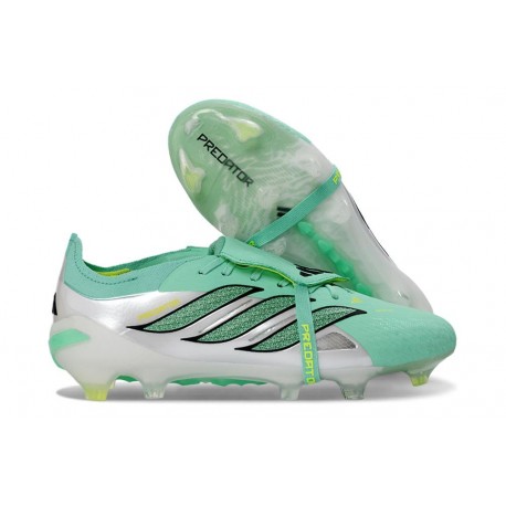 adidas Predator 26 Elite Foldover Tongue FG Vert Argent