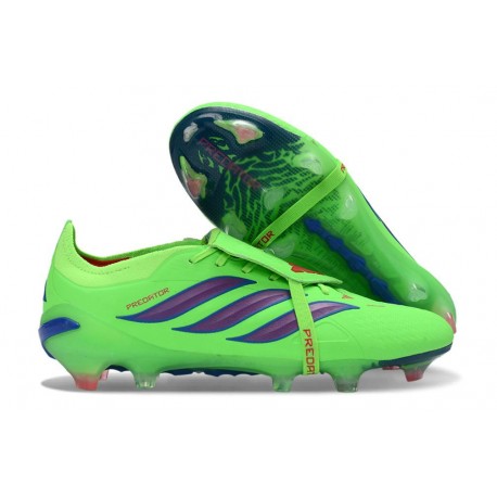 adidas Predator 26 Elite Foldover Tongue FG Vert Violet