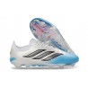 Chaussure de Foot adidas Predator Elite L FG Blanc Bleu Noir