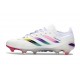 Chaussure de Foot adidas Predator Elite L FG Blanc Rose