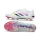 Chaussure de Foot adidas Predator Elite L FG Blanc Rose