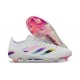 Chaussure de Foot adidas Predator Elite L FG Blanc Rose