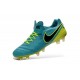 Nouveau Crampons de Football Nike Tiempo Legend VI FG Bleu Noir Volt