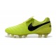 Nouveau Crampons de Football Nike Tiempo Legend VI FG Volt Noir