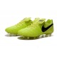 Nouveau Crampons de Football Nike Tiempo Legend VI FG Volt Noir