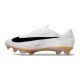 Chaussure de Foot Nike Mercurial Vapor 17 Elite FG Blanc Or Noir