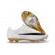 Chaussure de Foot Nike Mercurial Vapor 17 Elite FG Blanc Or Noir