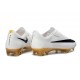 Chaussure de Foot Nike Mercurial Vapor 17 Elite FG Blanc Or Noir