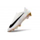 Chaussure de Foot Nike Mercurial Vapor 17 Elite FG Blanc Or Noir