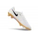 Chaussure de Foot Nike Mercurial Vapor 17 Elite FG Blanc Or Noir