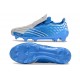 Adidas F50 Elite FG Spider Nouvelles Bleu Argent