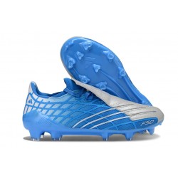 Adidas F50 Elite FG Spider Nouvelles Bleu Argent