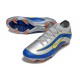 Nike Mercurial Vapor XI FG 2017 Crampon de Foot Argent Bleu