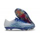 Chaussure de Foot Nike Mercurial Vapor 17 Elite FG Bleu Argent