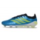 Chaussure de Foot adidas Predator Elite L FG Bleu Vert Citron Vibrants