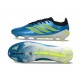 Chaussure de Foot adidas Predator Elite L FG Bleu Vert Citron Vibrants