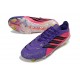 Chaussure de Foot adidas Predator Elite L FG Violet Rose Noir